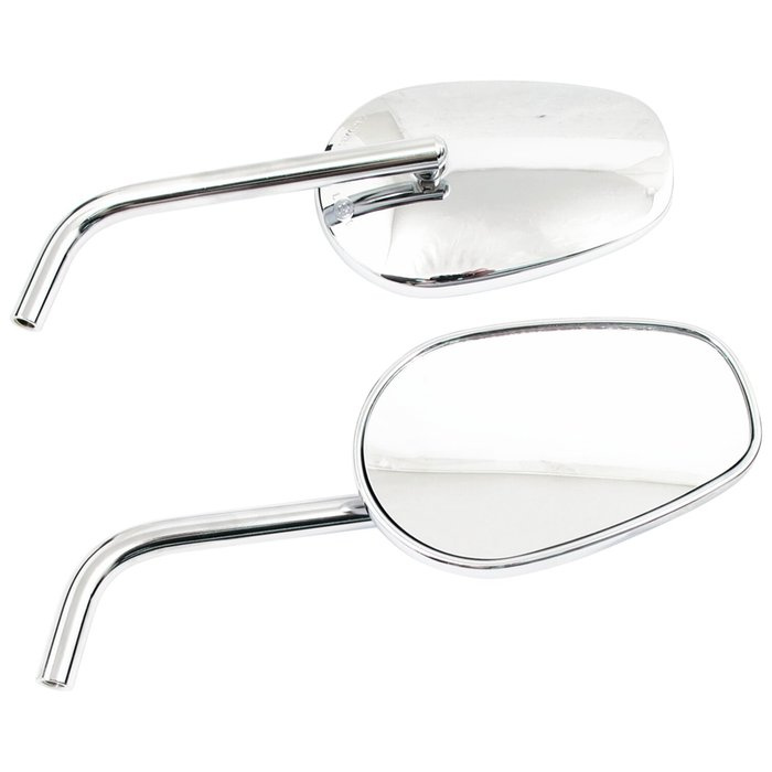 Highway Hawk, 'Classic' mirror set. Chrome