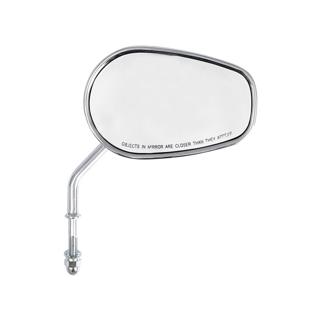 Riptide Tapered Mirror Set, Short Stem. Chrome Universa