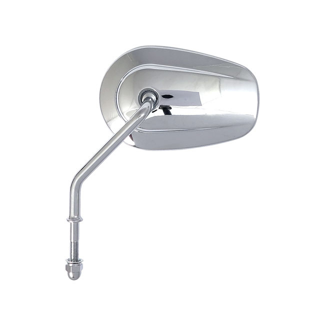 Riptide Tapered Mirror Set, Short Stem. Chrome Universa