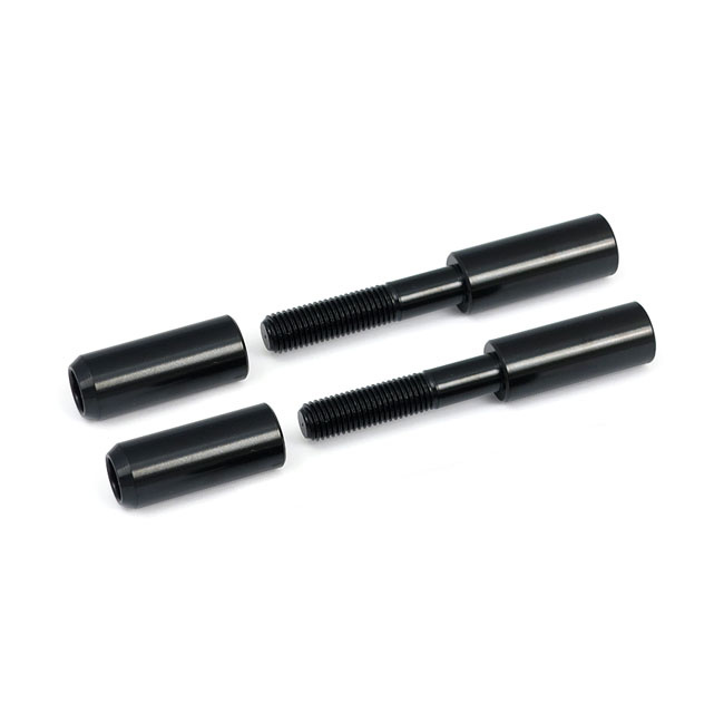Mirror Stem Extension Kit. Black 82-23 All H-D (Excl. V-Rod, Xl1200X,