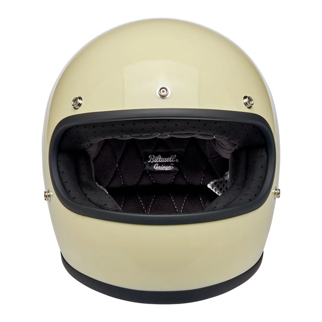 Biltwell Gringo helmet gloss vintage white Size XL The Biltwell Gringo