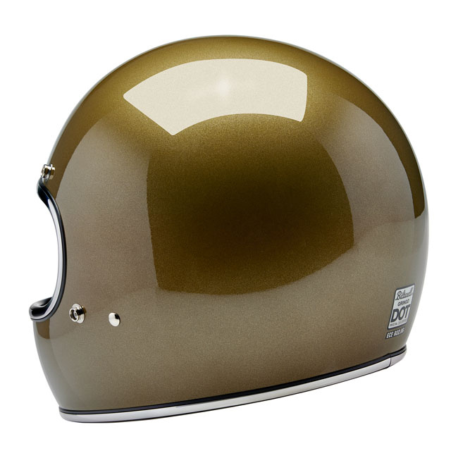 Biltwell Gringo Helmet Ugly Gold Metallic Size S The Biltwell Gringo T