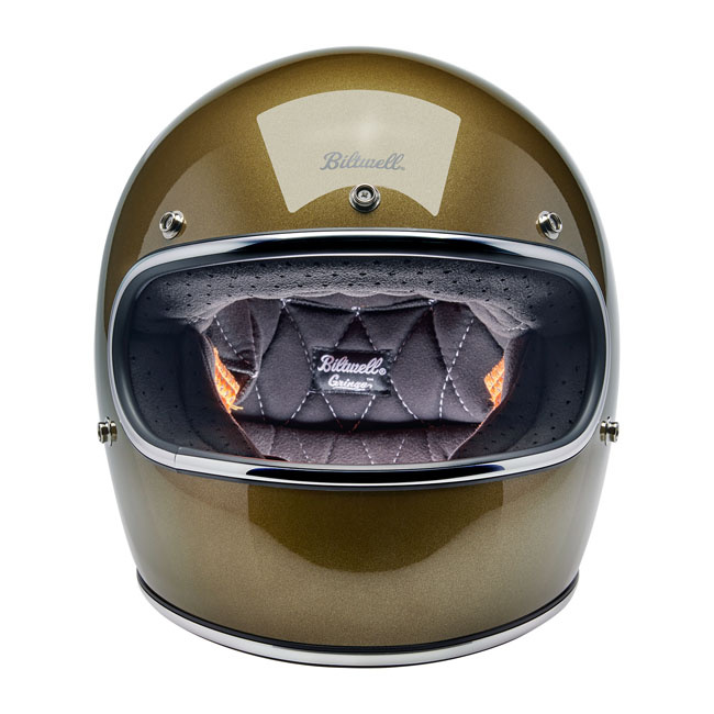 Biltwell Gringo Helmet Ugly Gold Metallic Size S The Biltwell Gringo T
