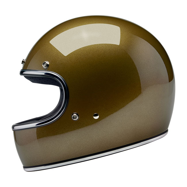 Biltwell Gringo Helmet Ugly Gold Metallic Size S The Biltwell Gringo T