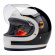 Biltwell Gringo S Helmet Gloss White/Black Tracker Size M