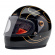 Biltwell Gringo S Helmet Gloss Black Flames Size M