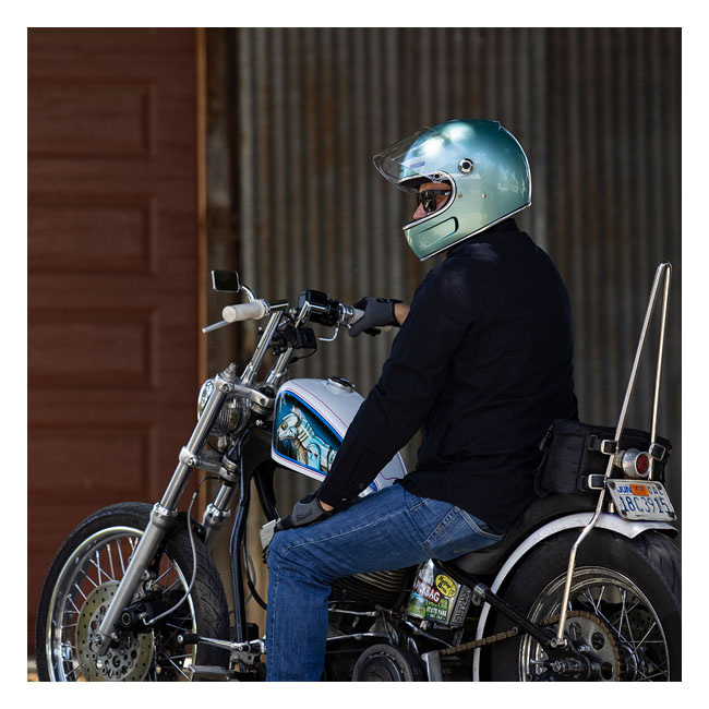 Biltwell Gringo SV helmet metallic sea foam Size 2XL Biltwell takes wi