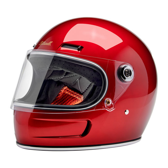 Biltwell Gringo Sv Helmet Metallic Cherry Red