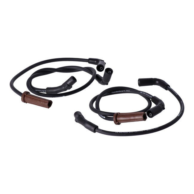 CVP, ThunderCore Pro spark plug wire set. Black 18-23 M8 Softail, 17-2