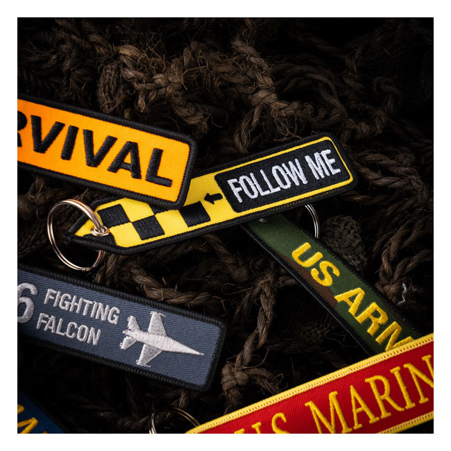 Army Surplus Follow Me Keychain Keys, Charms, And Other Items