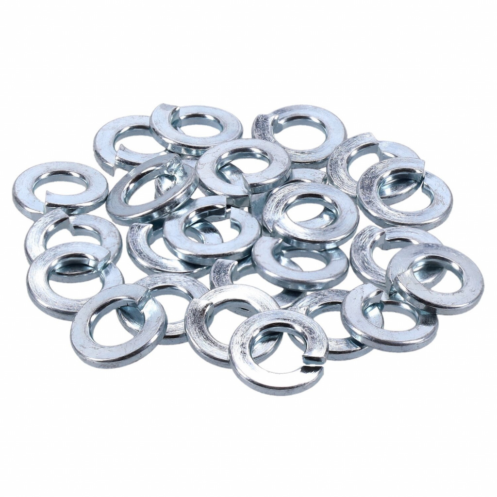 Zinc lockwasher, 3/8 inch - 25 pack