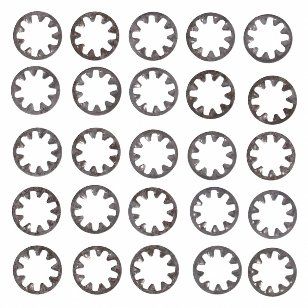 Ss int. lockwasher, #6-25 pack