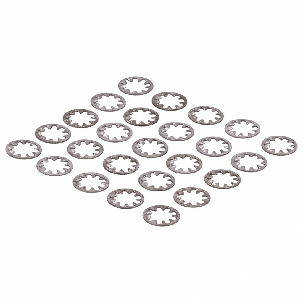 Ss int. lockwasher, #6-25 pack