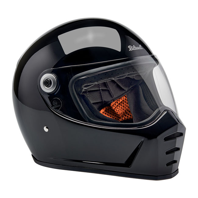 Biltwell Lane Splitter helmet gloss black Size S Progressively styled