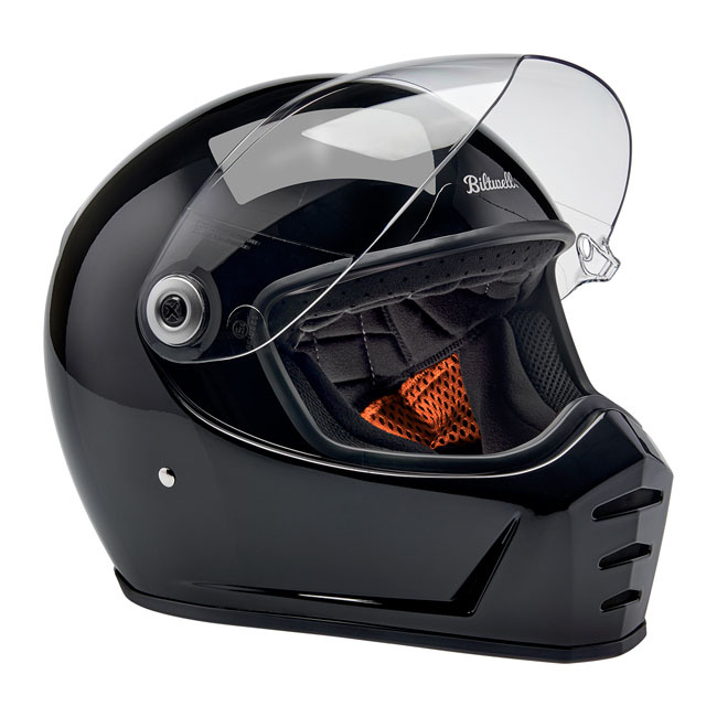 Biltwell Lane Splitter helmet gloss black Size S Progressively styled