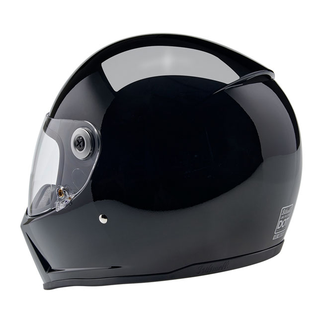 Biltwell Lane Splitter helmet gloss black Size 2XL Progressively style