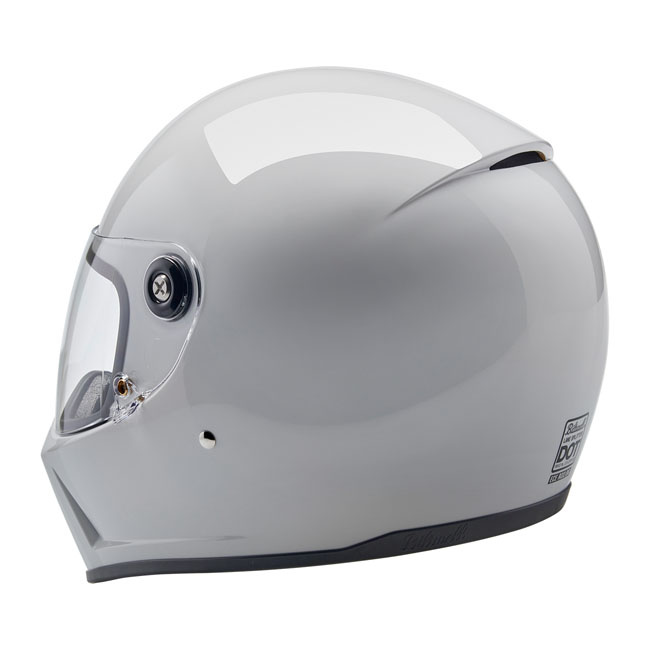 Biltwell Lane Splitter helmet gloss white Size M Progressively styled