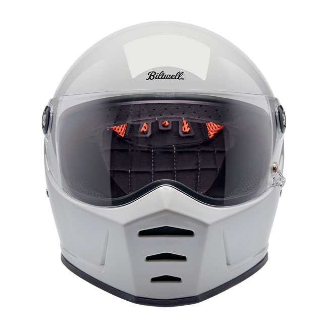 Biltwell Lane Splitter helmet gloss white Size L Progressively styled
