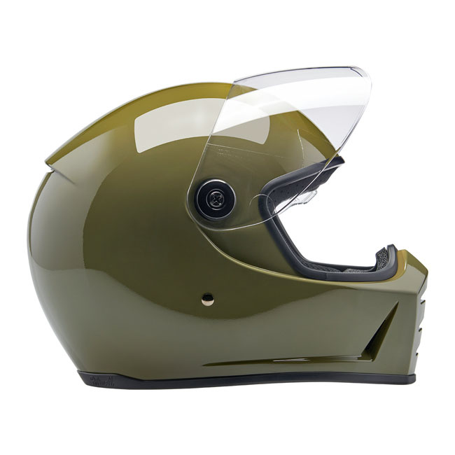 Biltwell Lane Splitter helmet olive green Size XS Progressively styled