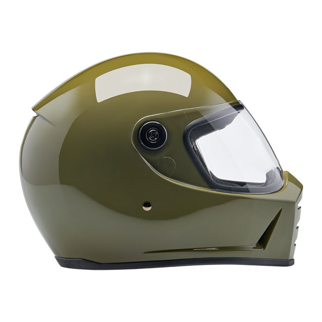 Biltwell Lane Splitter Helmet Olive Green