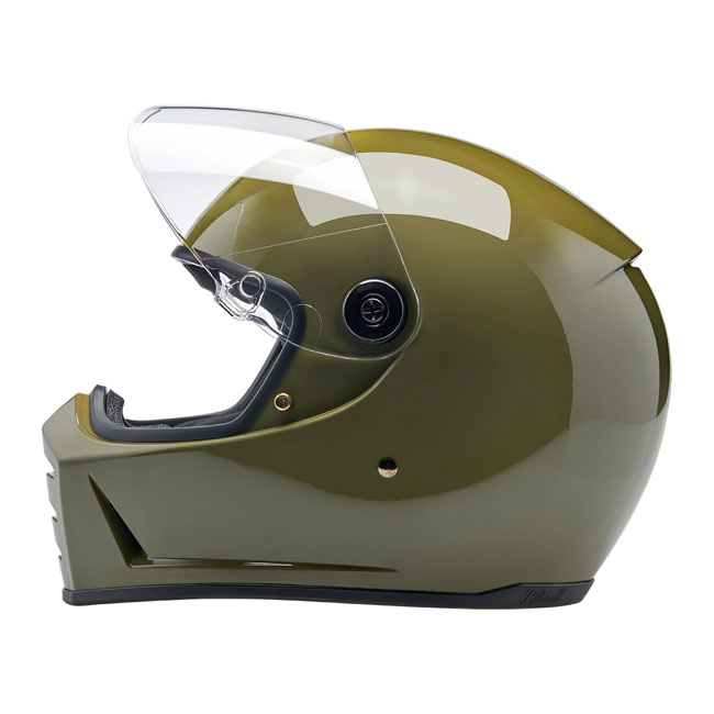 Biltwell Lane Splitter helmet olive green Size M Progressively styled