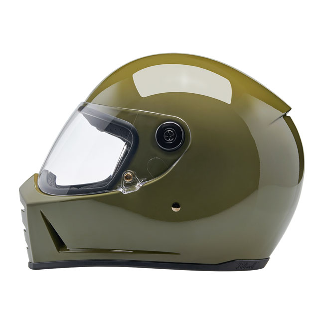 Biltwell Lane Splitter helmet olive green Size L Progressively styled