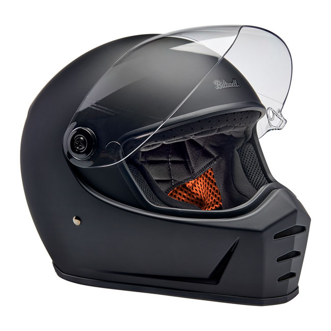 Biltwell Lane Splitter Helmet Flat Black