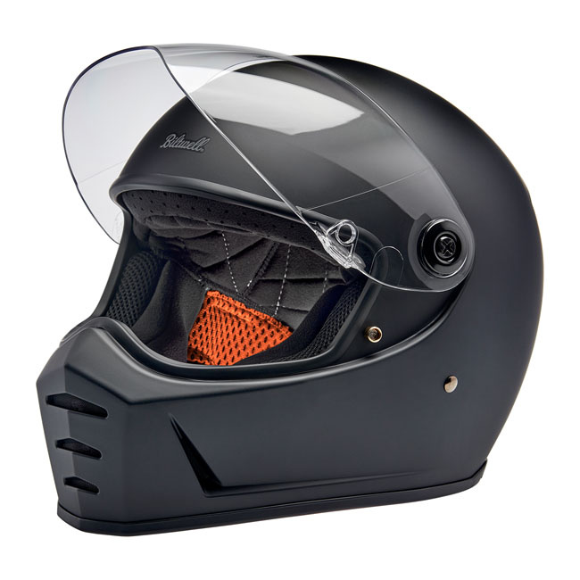 Biltwell Lane Splitter helmet flat black Size 2XL Progressively styled