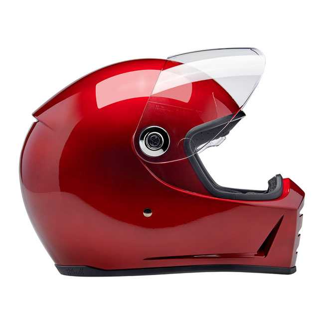 Biltwell Lane Splitter helmet cherry red Size XS Progressively styled