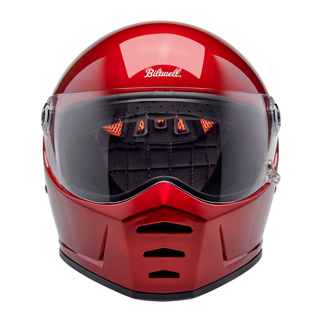 Biltwell Lane Splitter helmet cherry red Size S Progressively styled a