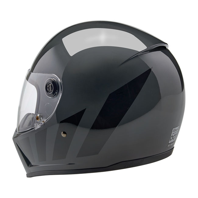 Biltwell Lane Splitter helmet grey inertia Size XS Progressively style