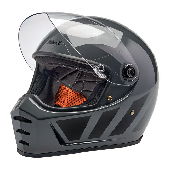Biltwell Lane Splitter Helmet Grey Inertia