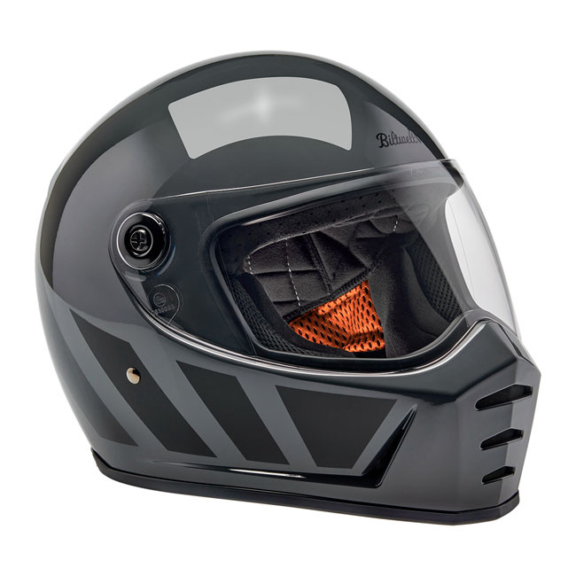 Biltwell Lane Splitter helmet grey inertia Size S Progressively styled