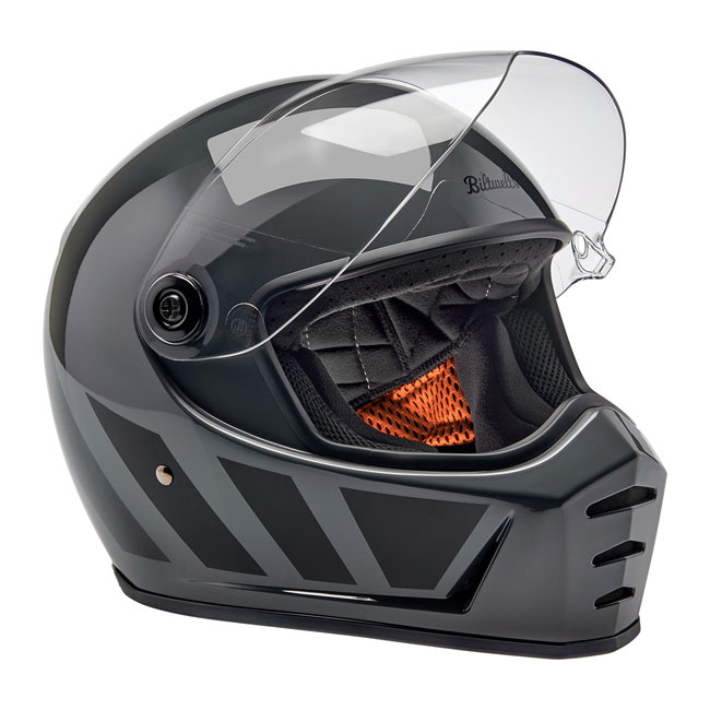 Biltwell Lane Splitter helmet grey inertia Size M Progressively styled