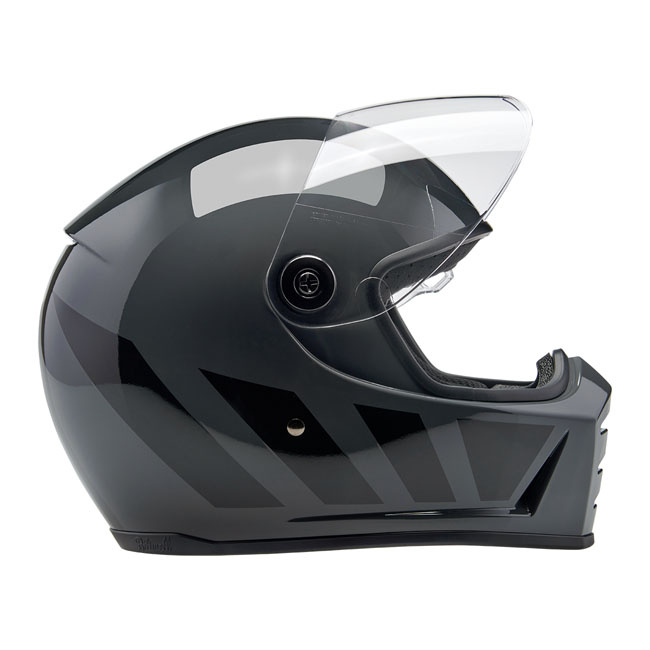Biltwell Lane Splitter helmet grey inertia Size M Progressively styled