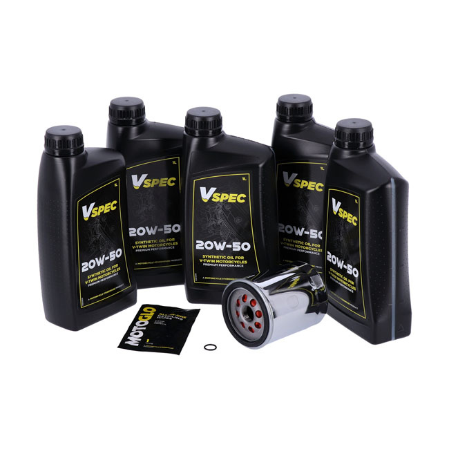 Mcs, Engine Oil Service Kit. 20W50 Synthetic 18-23 Softail