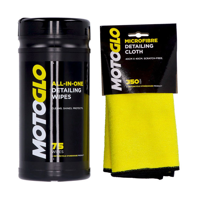 Motoglo, Detailing Wipes Dispenser And Microfiber Cloth Universal