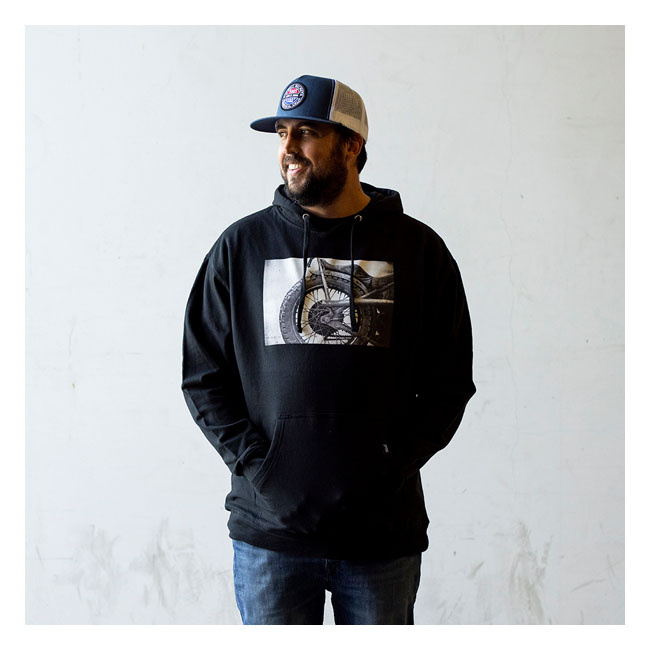 Biltwell Mud Bog pullover hoodie Size M This is a photo of Biltwell Jo