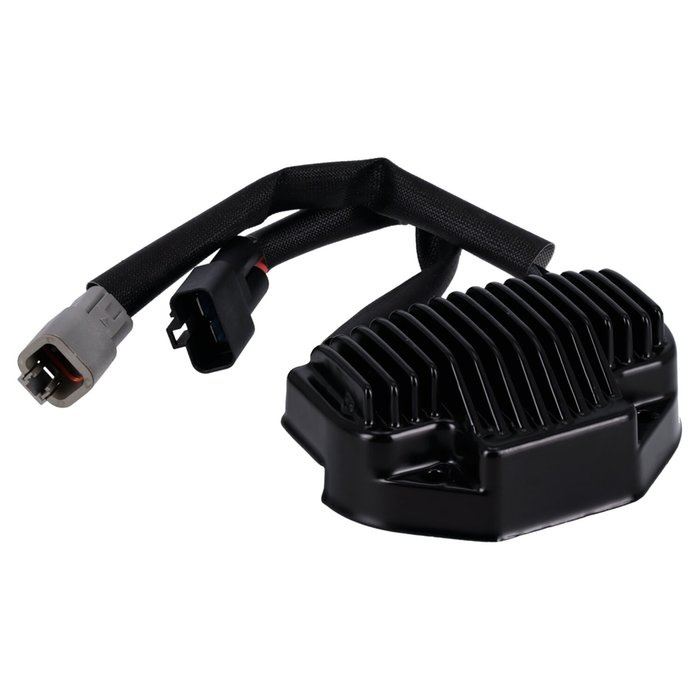 MCS, voltage regulator/rectifier. Black 04-05 Dyna (NU) OEM replacemen