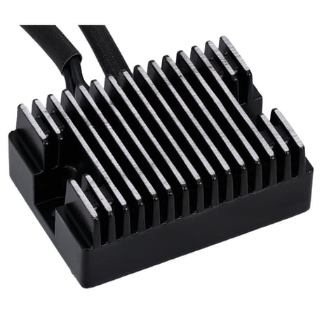 MCS, voltage regulator/rectifier. Black 09-13 XL Sportster (NU) OEM re