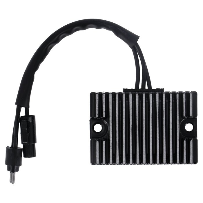 MCS, voltage regulator/rectifier. Black 94-03 XL Sportster (NU) OEM re