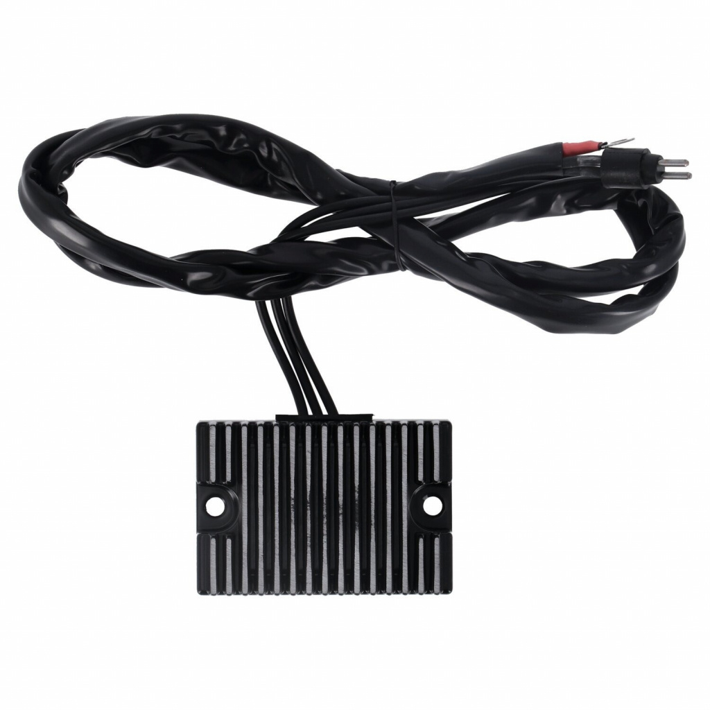 MCS, voltage regulator/rectifier. Black L84-90 XL Sportster OEM replac
