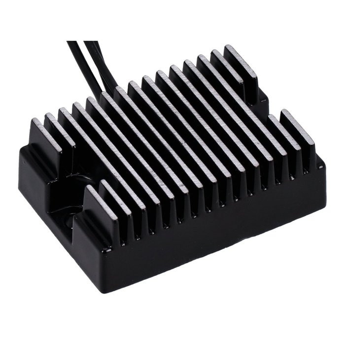 MCS, voltage regulator/rectifier. Black 81-88 Big Twin (NU) OEM replac