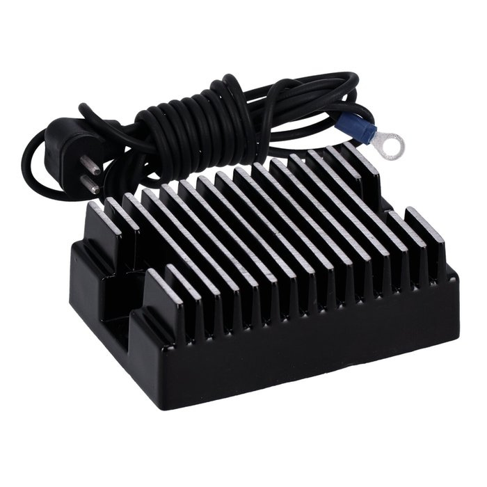 MCS, voltage regulator/rectifier. Black 81-88 Big Twin (NU) OEM replac