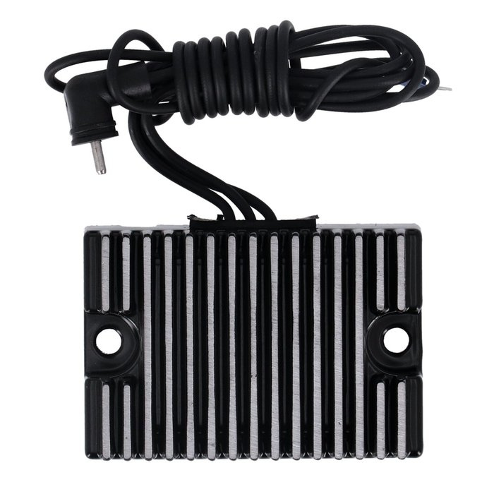 MCS, voltage regulator/rectifier. Black 81-88 Big Twin (NU) OEM replac
