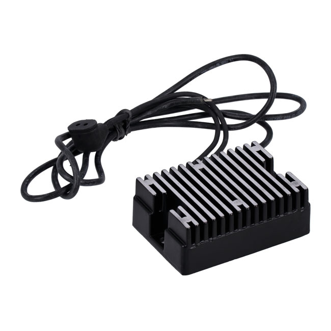 MCS, voltage regulator/rectifier. Black 76-80 Big Twin (NU) OEM replac
