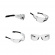 Mechanice Type-N Safety Glasses Clear Lens Onze Size Fits Most