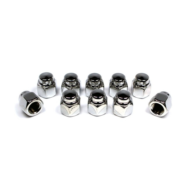 Colony, Cap Nuts M10 (1.25) Chrome Plated Universal