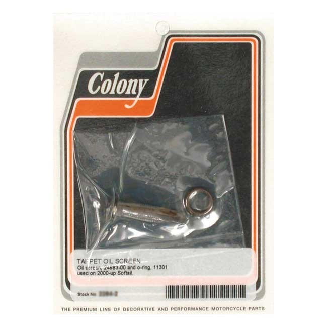 Colony, Oil Screen Kit 00-17 Softail
