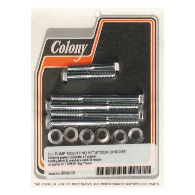 Colony Oil Pump Mount Kit Oem Style 79-91 B.T.